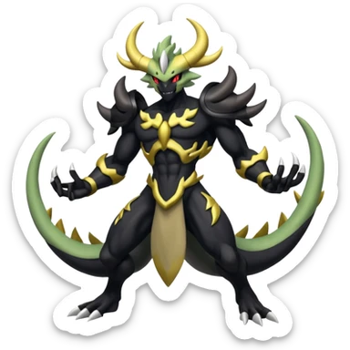 Zygarde-Giratina-Darkrai-fusion, full body sticker