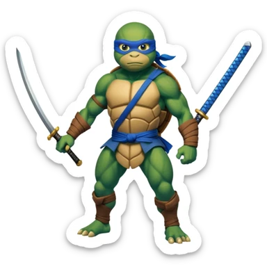 Ninja turtle Leonardo full pic sticker