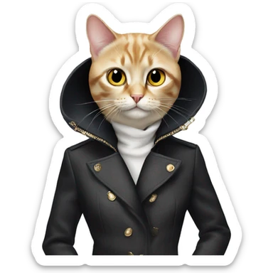 dior fashion cat sticker