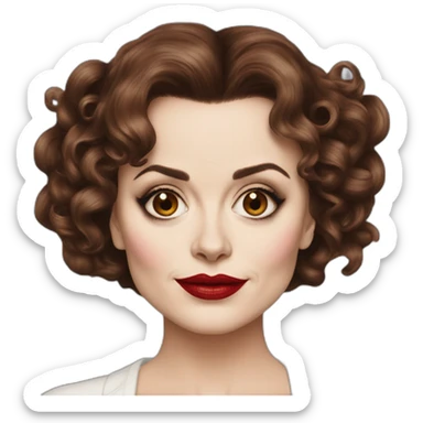 helena Bonham carter sticker