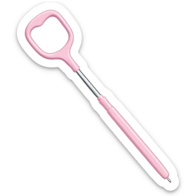 Light pink crotchet hook sticker