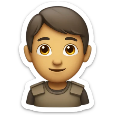 happy pensive sticker