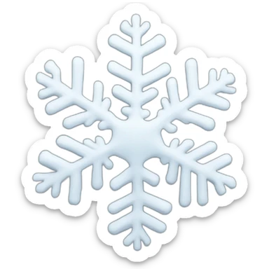 snowflak sticker