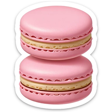 Light pink macaron sticker
