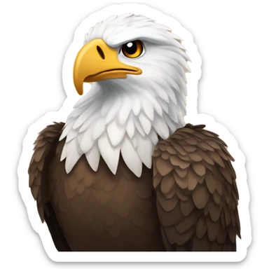 eagle with nail polish sticker