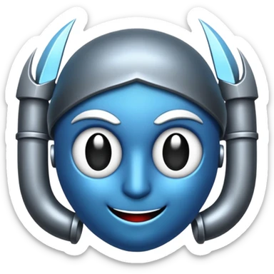 İnsan olmucak .dedimm Yuvarlak mavi bir çember içine Siyah tik yap sticker