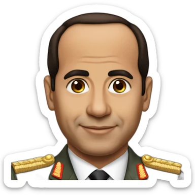 Abdel Fattah El-Sisi sticker