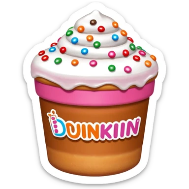Dunkin donuts  sticker