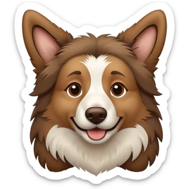 Bohemian Shepard dog sticker