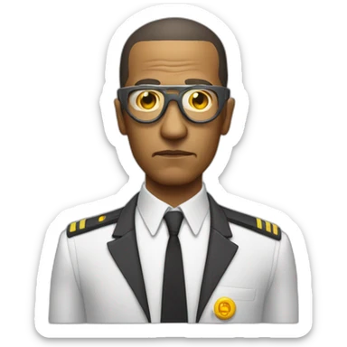 Gustavo Fring avec des lasers dans les yeux sticker