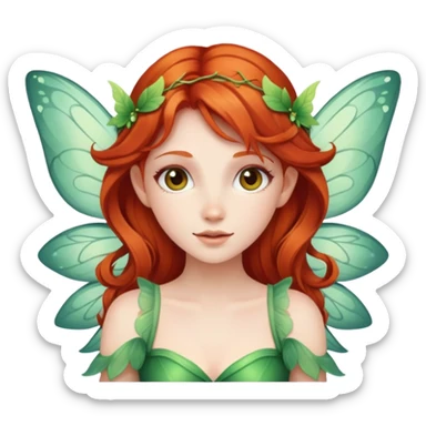 Bloom, winx club, a red head fairy  sticker