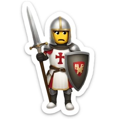 Crusader sticker