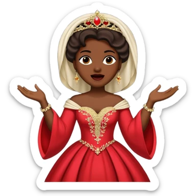 dar skin opera singer singing sticker