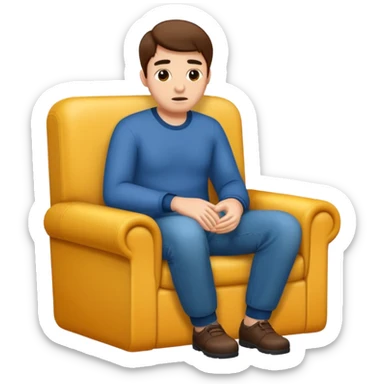 A man insisting to you to sit in his lap sticker