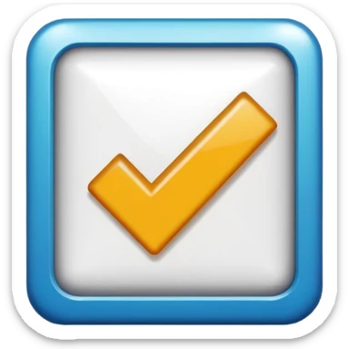 I want a blue background and a white checkmark inside it emoji which I will call the "Fake Roblox Verified Badge Emoji" and the blue background should be square and it should be the "🟦" emoji being the background sticker