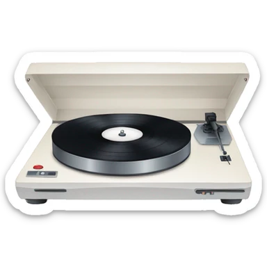 Vinyl turntable  sticker