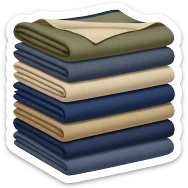 fabrics grey navy olive beige sticker