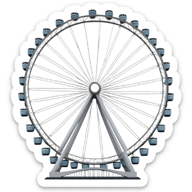 London Eye ferris wheel sticker