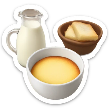 milk and semolina dessert called galaktoboureko sticker