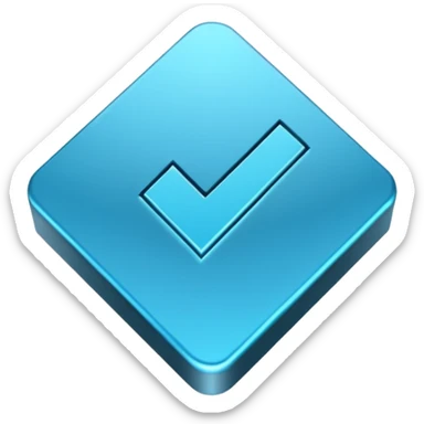 can u make roblox blue square checkmark and square should be tilted to  sticker