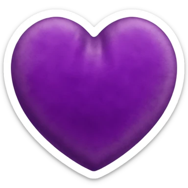 Red and purple velvet hearts  sticker