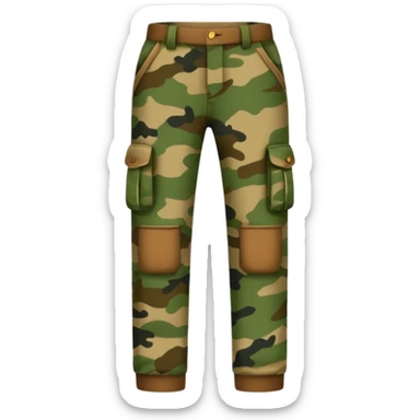 Pantalon camuflaje sticker