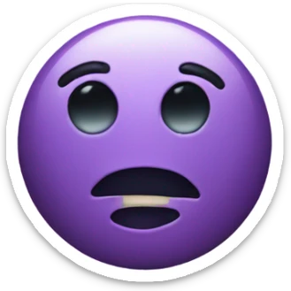 purple galaxies sticker