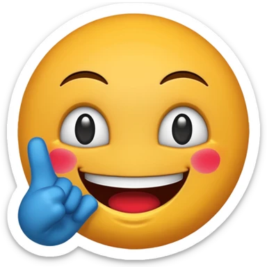 A emoji on the process of pls donate raise Roblox  sticker