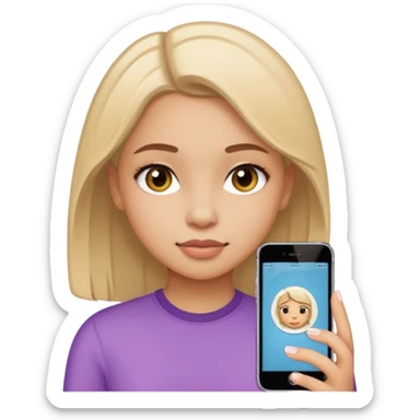 Girl sticers iPhone  sticker