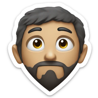 Corazón Dividido que sea uno de dibujo y el otro humano sticker