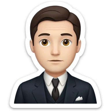 victoria man in 1900's sticker