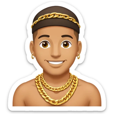 Happy Reggaeton Music Singer sticker