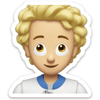 getafix panoramix en pleine réflexion  sticker