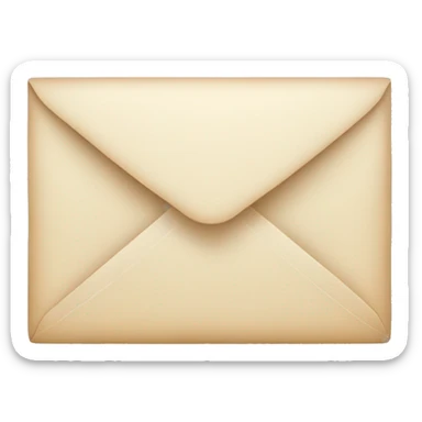 a letter get sended without a person! sticker