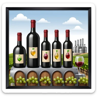 wine factory sticker