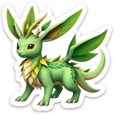 Leafeon-Flygon-Tropius full body sticker