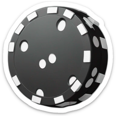 black gamble sticker