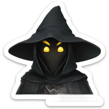A nazgul from the lord of the rings movies in a party mood sticker