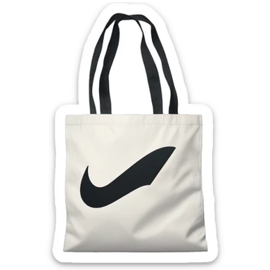 nike swoosh totebag sticker