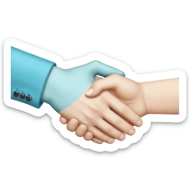 make it the exact hex color of A8F2F9, the last picture the handshake emoji sticker