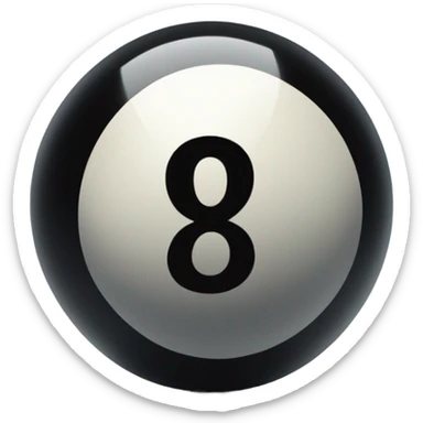8 ball sticker