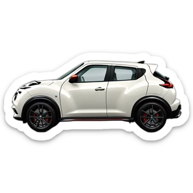 Nissan juke nismo wite sticker