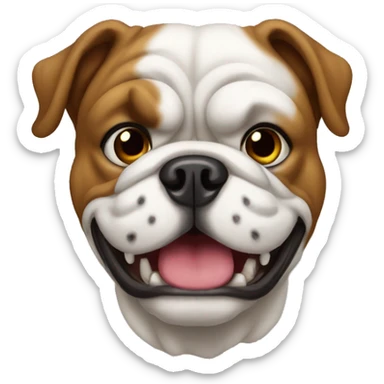 Bulldog sticker