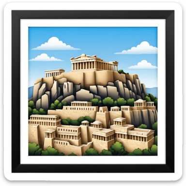 acropolis of athens sticker