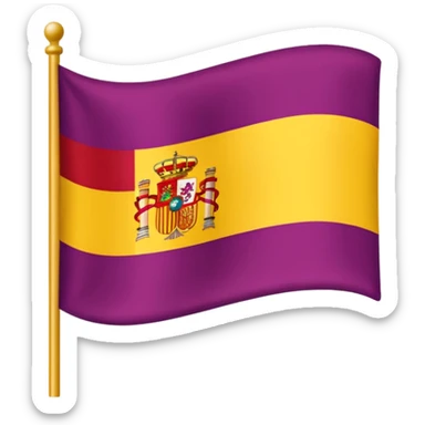 bandera republicana española sticker