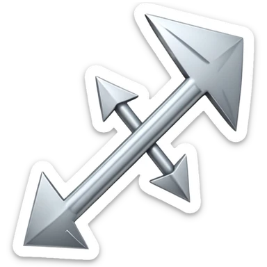 An upward-pointing arrow with "+1" or "LVL UP" text next to it. arrow and plus sign should be seperate sticker