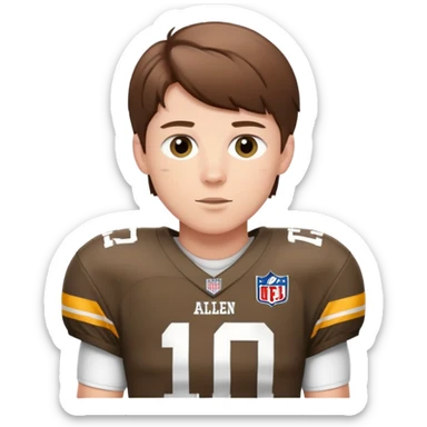 josh allen sticker
