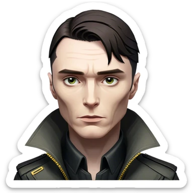 Cillian Murphy's J Robert Oppenheimer in CyberPunk 2077 sticker