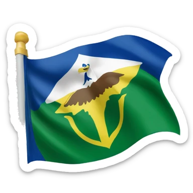 Flag of the Brazilian state Pará sticker