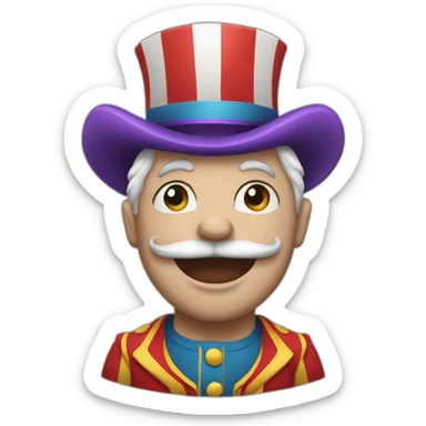 circus entertainment sticker